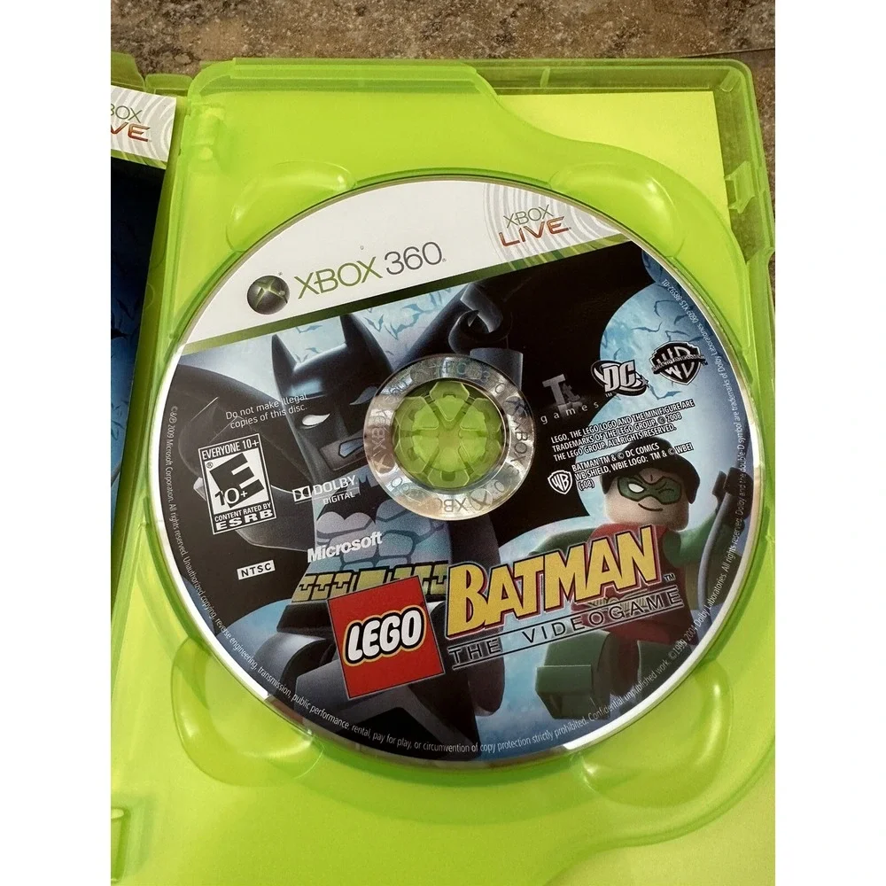 LEGO Batman: The Videogame / Pure (Microsoft Xbox 360, 2009) Complete w/ Manual